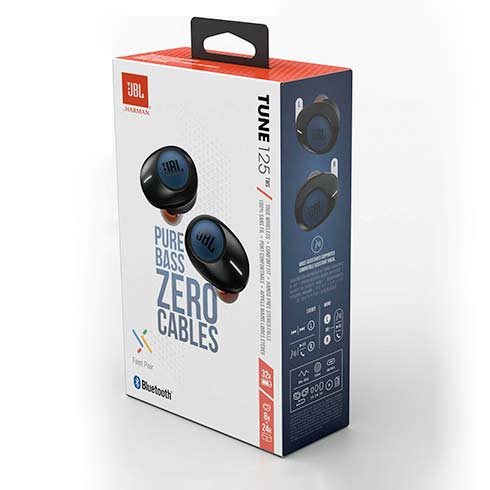 JBL Tune 125TWS Blue slúchadlá