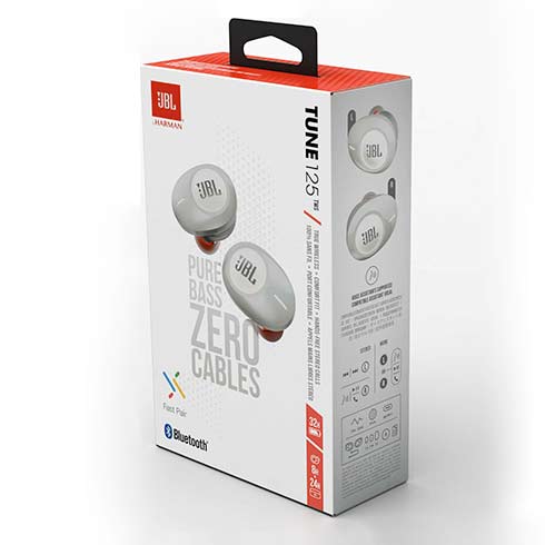 JBL Tune 125TWS White slúchadlá