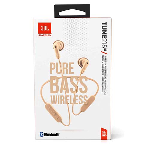 JBL Tune 215BT Champagne  Gold slúchadlá
