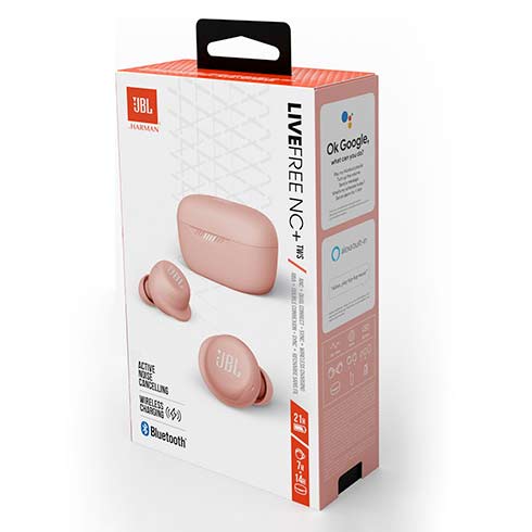 JBL Live Free NC + TWS Rose slúchadlá