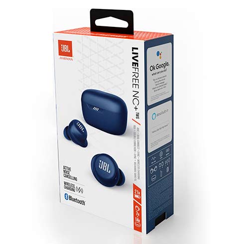 JBL Live Free NC + TWS Blue slúchadlá