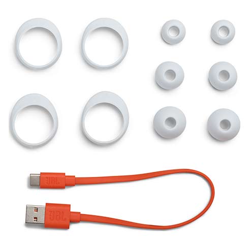 JBL Live Free NC + TWS White slúchadlá