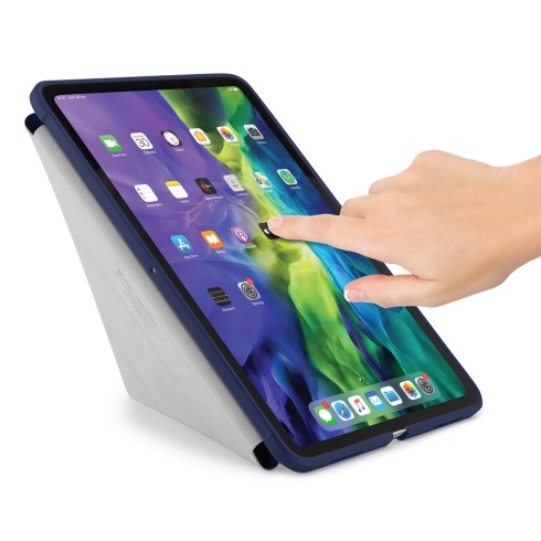 Pipetto pouzdro Origami Case pro iPad Air 10.9" 2022/2020/ iPad Air 11" M2 - Dark Blue