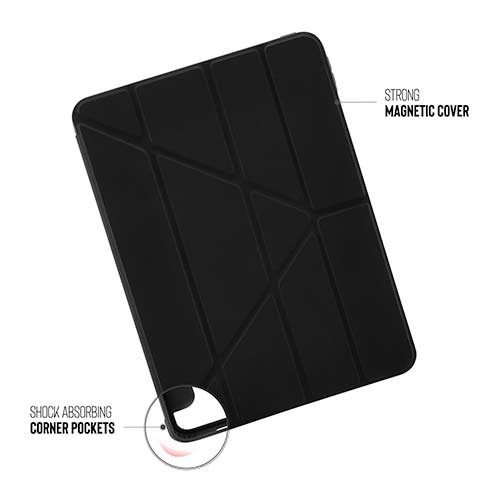 Pipetto pouzdro Origami Case pro iPad Air 10.9" 2022/2020/ iPad Air 11" M2 - Black