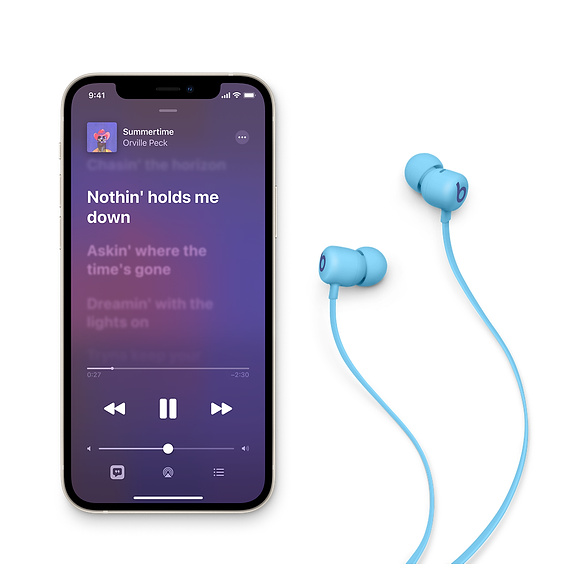 Apple Beats Flex – All-Day Wireless Earphones – Flame Blue slúchadlá