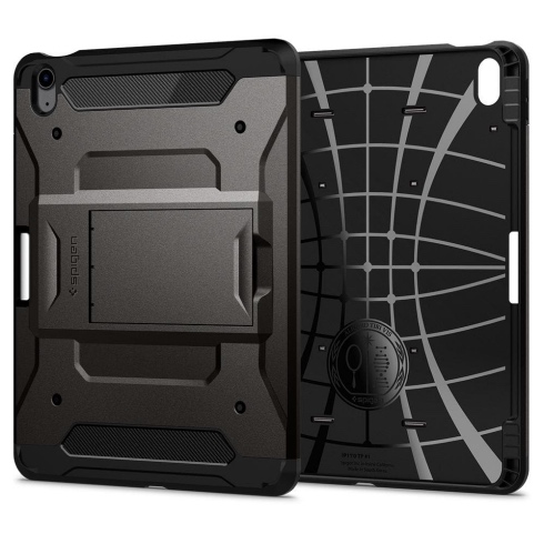 Spigen kryt Tough Armor Pro pre iPad Air 10.9"/Air 11" M2 2024 – Gunmetal