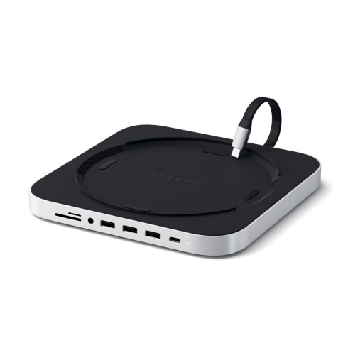 Satechi USB-C Aluminium Stand & Hub pro Mac Mini-Silver