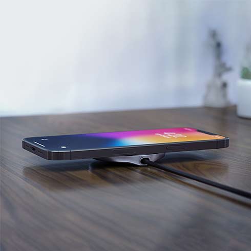 Satechi USB-C Wireless Magnetic Charging Cable - Space Gray