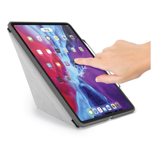 Pipetto puzdro Origami Pencil Case pre iPad Air 11" M1/M2/M3 - Dark Grey