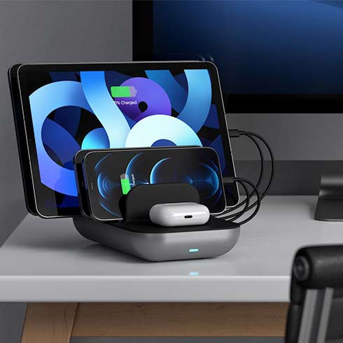 Satechi Dock5 Multi Device Charging Station - Space Grey