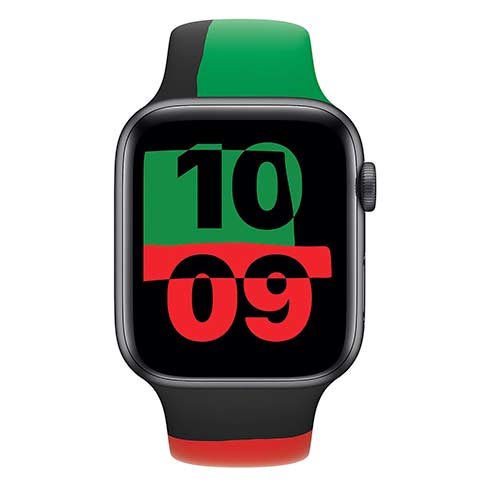 Apple Watch 44mm Black Unity Sport Band - Regular