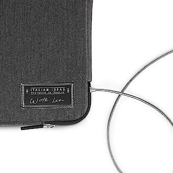 Aiino Stark Sleeve for MacBook Air and Pro 15" and 16" - Black Smoke