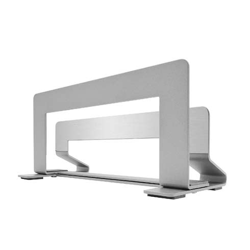 Macally stojan Vertical laptop stand-Silver Aluminium