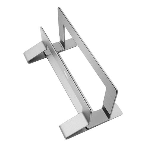 Macally stojan Vertical laptop stand-Silver Aluminium