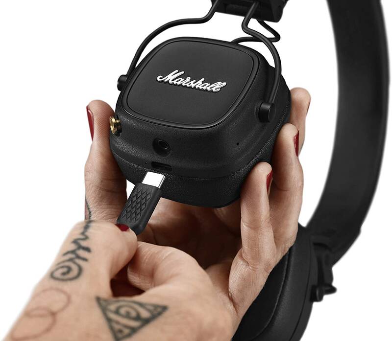 Marshall Major IV - Bluetooth Black slúchadlá