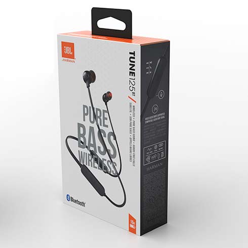 JBL Tune 125BT Black slúchadlá
