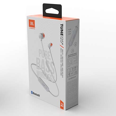 JBL Tune 125BT White slúchadlá