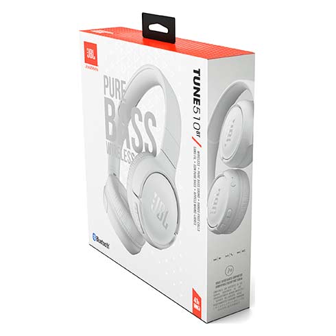 JBL Tune 510BT White sluchátka