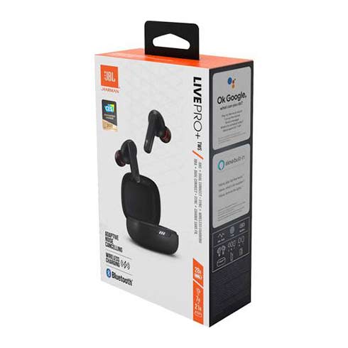 JBL Live Pro + TWS Black slúchadlá