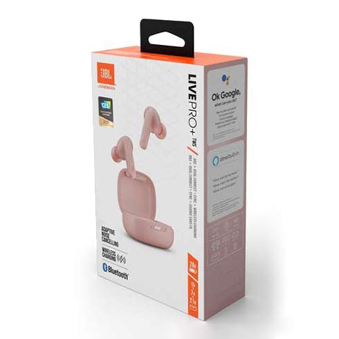 JBL Live Pro + TWS Pink slúchadlá
