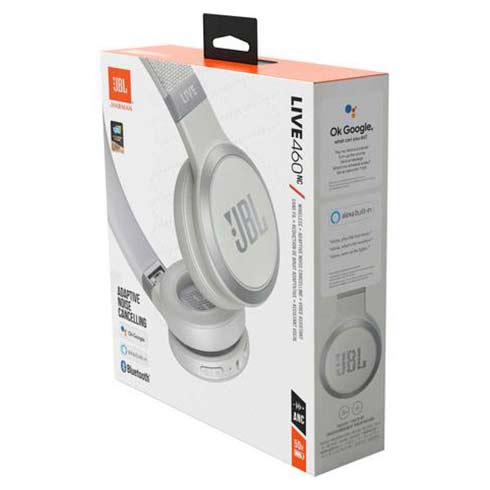 JBL Live 460NC White slúchadlá