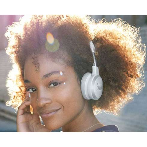 JBL Live 460NC White slúchadlá
