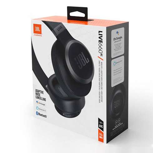 JBL Live 660NC Black slúchadlá