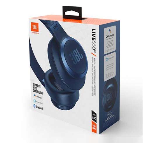 JBL Live 660NC Blue slúchadlá
