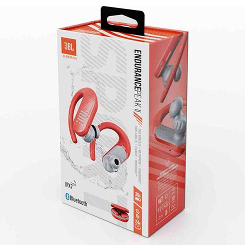 JBL Endurance Peak II Coral slúchadlá