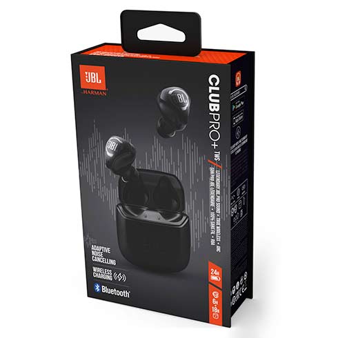 JBL Club PRO+ TWS Black slúchadlá