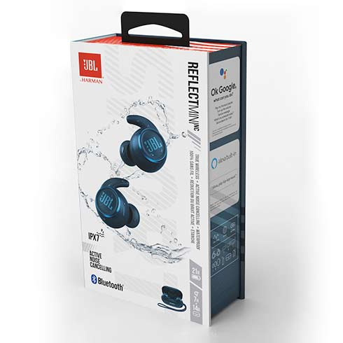 JBL Reflect Mini NC Blue slúchadlá