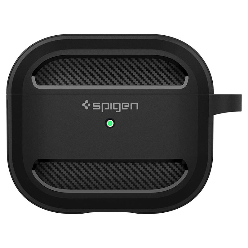 Spigen puzdro Rugged Armor pre Apple Airpods 3 - Matte Black