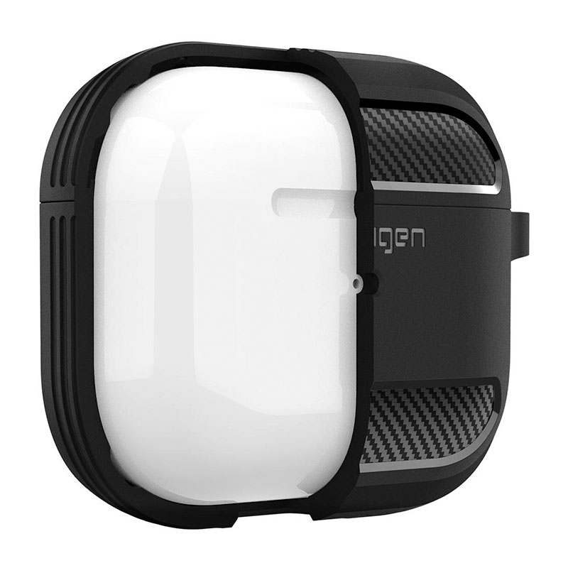 Spigen puzdro Rugged Armor pre Apple Airpods 3 - Matte Black