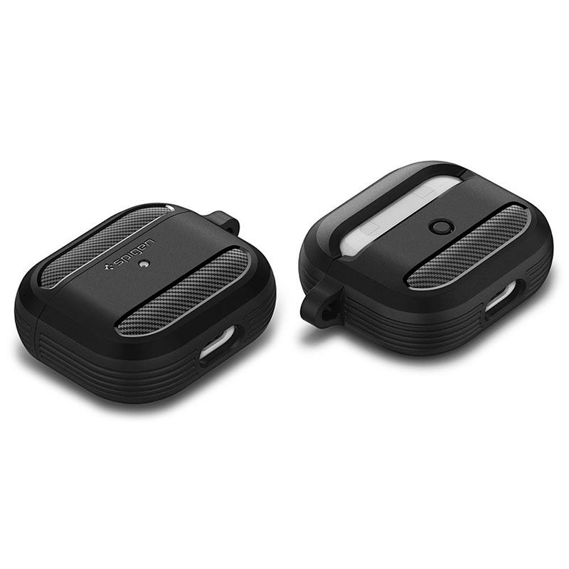 Spigen puzdro Rugged Armor pre Apple Airpods 3 - Matte Black