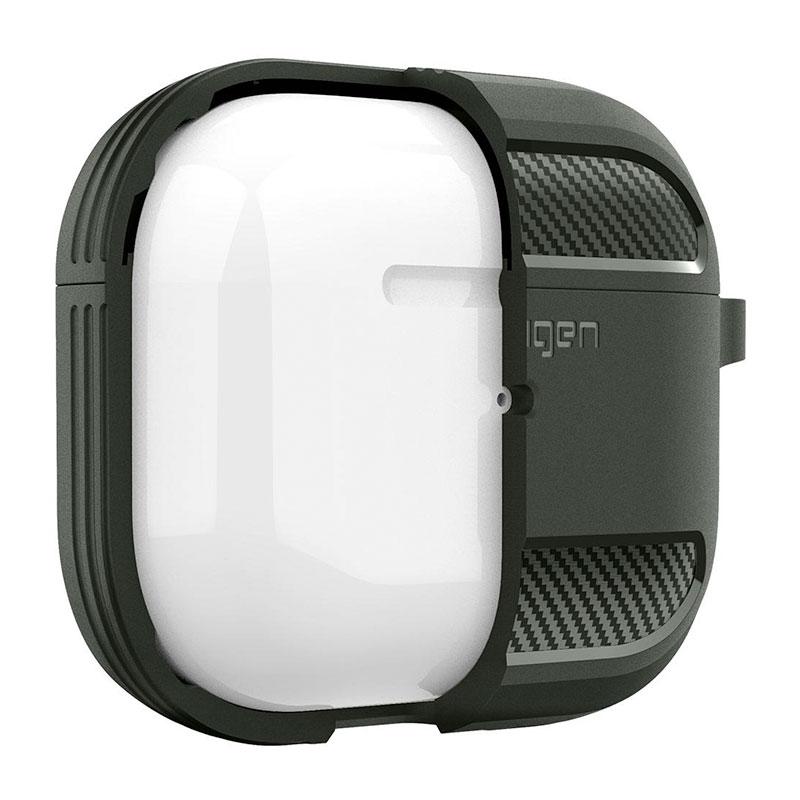 Spigen puzdro Rugged Armor pre Apple Airpods 3 - Military Green