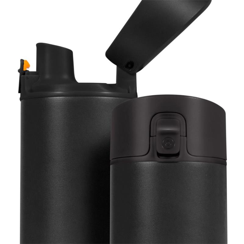 HidrateSpark - nerezová chytrá lahev, 620 ml, Bluetooth tracker, černá