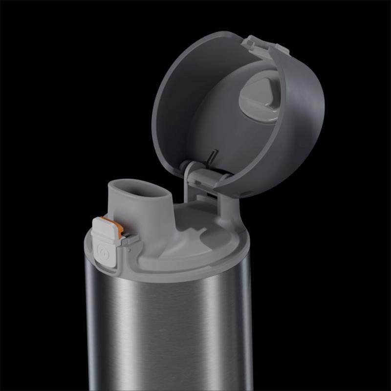 HidrateSpark - nerezová chytrá lahev, 620 ml, Bluetooth tracker, černá
