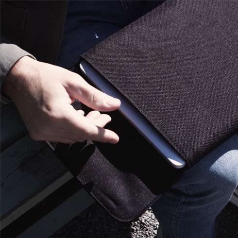 Wilma puzdro Jute Laptop Sleeve 15-16" - Black