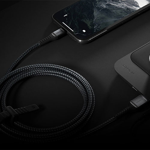 Nomad kábel Rugged USB-A to Lightning 3m - Black