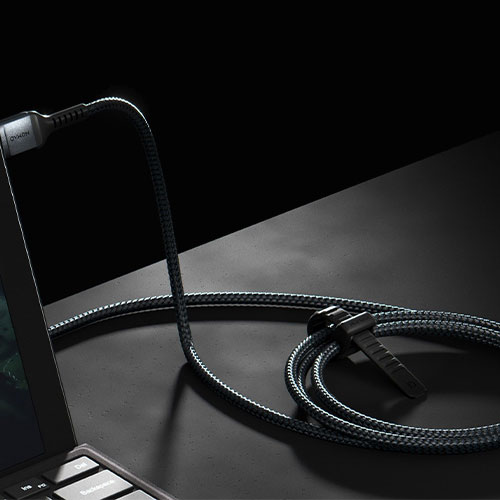 Nomad kábel Rugged USB-A to Lightning 3m - Black