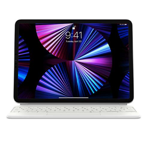 Apple Magic Keyboard pre iPad Pro 11" (1. - 4. generácie) a iPad Air 11" (M3,M2 a 4 a 5. generácie) - Slovenská - Biela