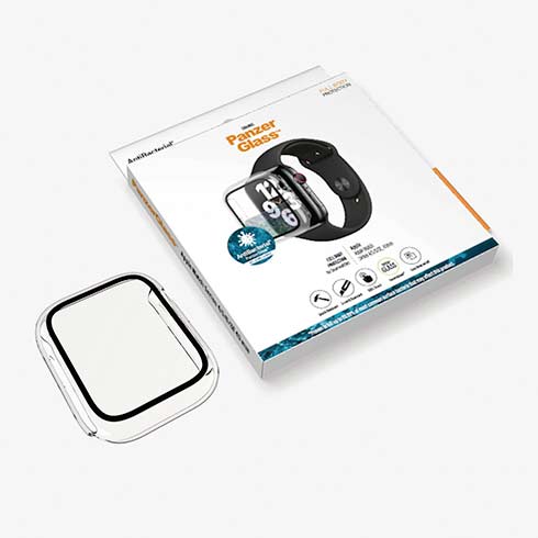 PanzerGlass ochranné sko Full Body AB pre Apple Watch 4/5/6/SE 40mm - Clear