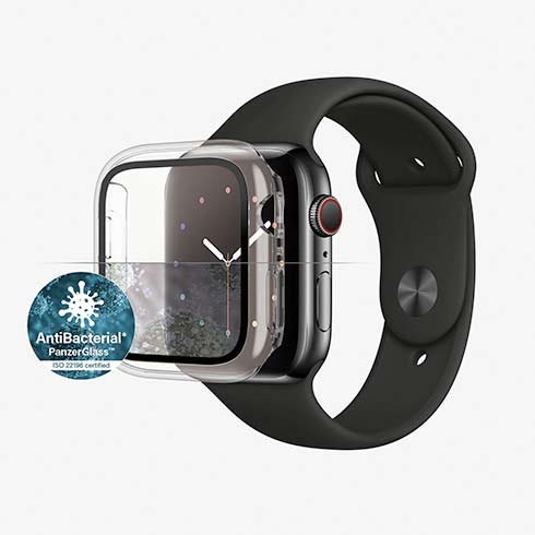 PanzerGlass ochranné sko Full Body AB pre Apple Watch 4/5/6/SE 44mm - Clear