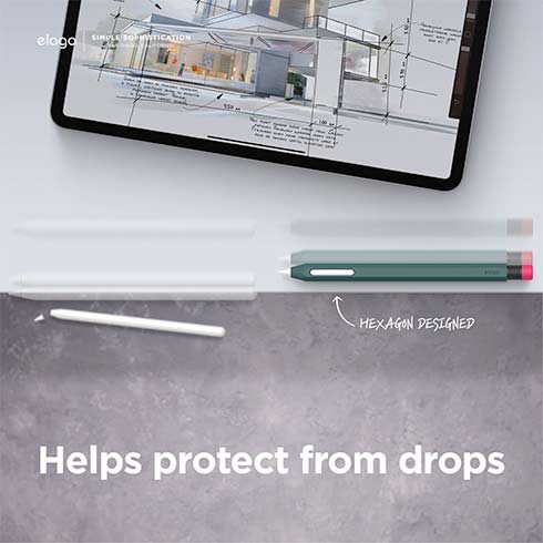 Elago kryt Classic Pencil Case pre Apple Pencil 2nd Gen & Pencil Pro - Midnight Green