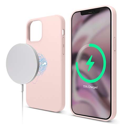 Elago kryt Silicone Case Magsafe pre iPhone 12/12 Pro - Lovely Pink