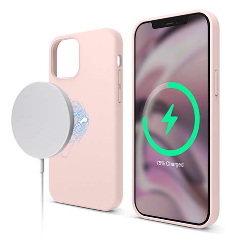 Elago kryt Silicone Case Magsafe pre iPhone 12/12 Pro - Lovely Pink