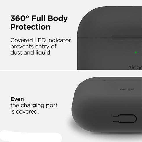 Elago Airpods Pro Silicone Case - Dark Gray