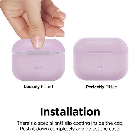 Elago Airpods Pro Silicone Case - Lavender