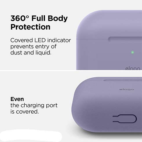 Elago Airpods Pro Silicone Case - Lavender Gray