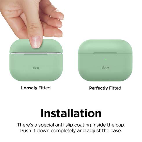 Elago Airpods Pro Silicone Case - Pastel Green
